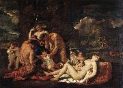 Nicolas Poussin Nurture of Bacchus Sweden oil painting reproduction